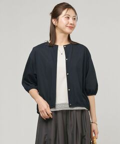 J.PRESS / ジェイプレス カーディガン・ボレロ | 【冷房対策に】シアードライトリコット クルーネック カーディガン