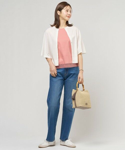 J.PRESS / ジェイプレス カーディガン・ボレロ | COTTON ACETATE DRY バタフライスリーブ カーディガン | 詳細2