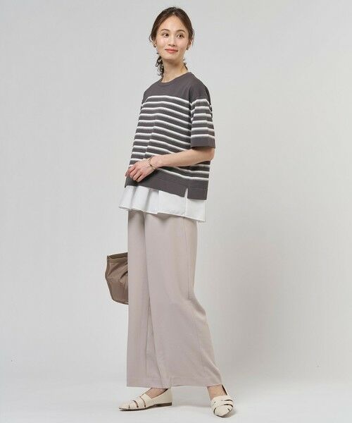 J.PRESS / ジェイプレス ニット・セーター | COTTON ACETATE DRY ニット Tシャツ | 詳細8