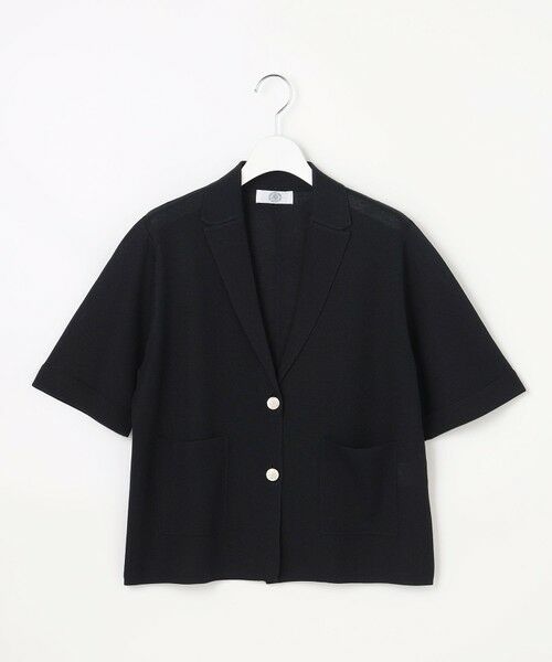 J.PRESS / ジェイプレス テーラードジャケット | Vis/Peスパーク ハーフスリーブ ニットジャケット | 詳細14