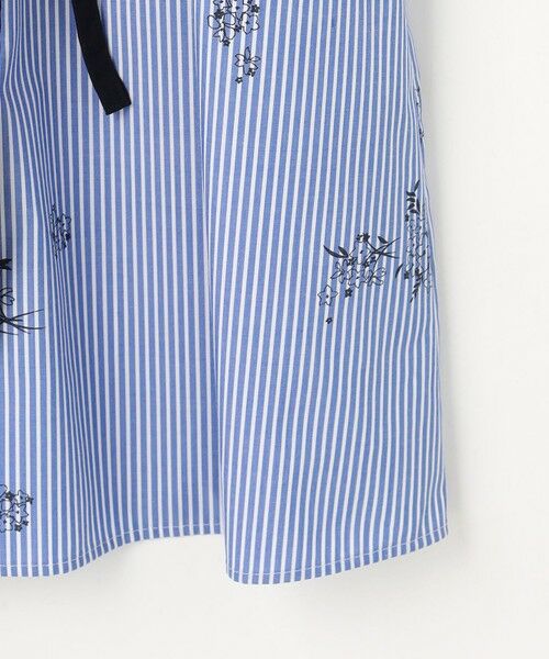 J.PRESS / ジェイプレス ロング・マキシ丈ワンピース | 【一枚で着映え】ストライプ×フラワープリント ワンピース | 詳細3