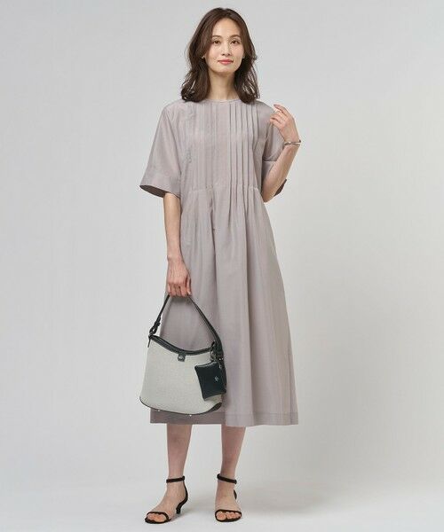 J.PRESS / ジェイプレス ロング・マキシ丈ワンピース | エアリースパンボイル ワンピース | 詳細1