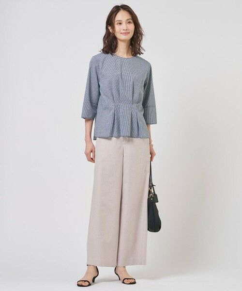 J.PRESS / ジェイプレス その他パンツ | リネンバイオシャンブレー ワイド パンツ | 詳細7