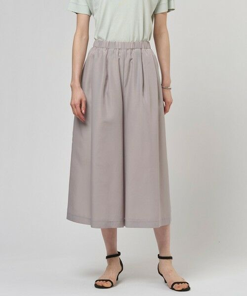 J.PRESS / ジェイプレス その他パンツ | エアリースパンボイル ガウチョ パンツ（グレージュ系）