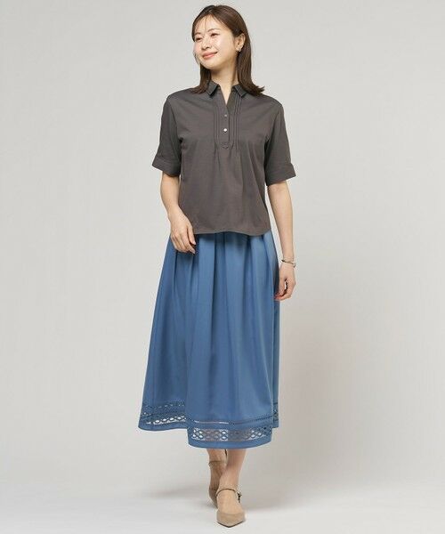 J.PRESS / ジェイプレス ミニ・ひざ丈スカート | 【セット着用可】スパンソフトクロス刺繍 スカート | 詳細17
