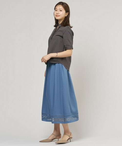 J.PRESS / ジェイプレス ミニ・ひざ丈スカート | 【セット着用可】スパンソフトクロス刺繍 スカート | 詳細18