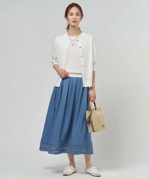 J.PRESS / ジェイプレス ミニ・ひざ丈スカート | 【セット着用可】スパンソフトクロス刺繍 スカート | 詳細20