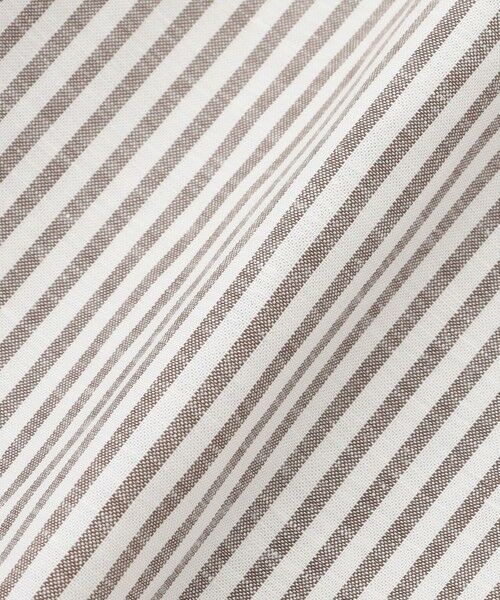 J.PRESS / ジェイプレス ミニ・ひざ丈スカート | リネンMIX ストライプ フレア スカート | 詳細10