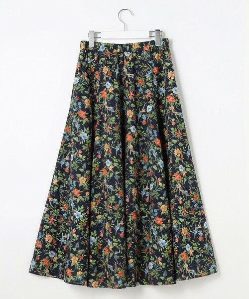 J.PRESS / ジェイプレス ミニ・ひざ丈スカート | スパンボタニカル プリント ロング フレア スカート | 詳細17