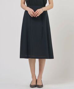 J.PRESS / ジェイプレス ミニ・ひざ丈スカート | シアーブロックチェック フレア スカート