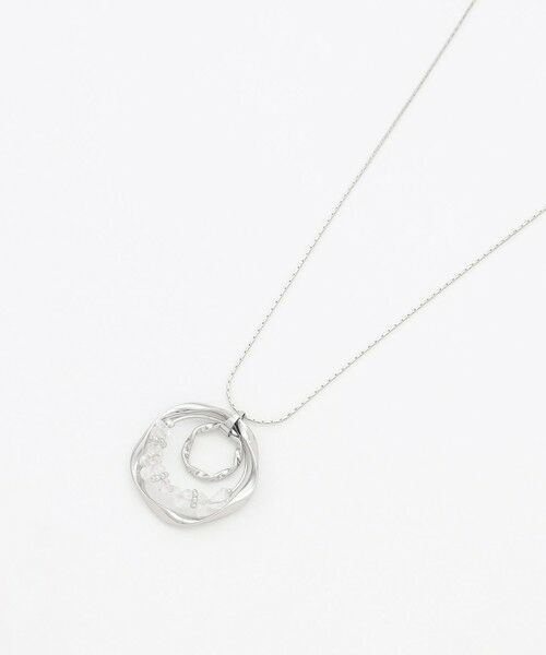 J.PRESS / ジェイプレス ネックレス・ペンダント・チョーカー | 【着こなしのポイントに】３連リングネックレス（シルバー系）