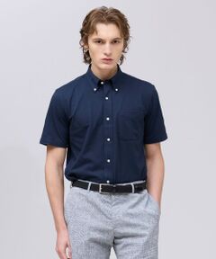 J.PRESS / ジェイプレス シャツ・ブラウス | 【吸水速乾 / 抗菌防臭 / 遮熱 / 防シワ】【J.PRESS OXFORD JERSEY】カノコインレイ半袖 シャツ / B.D.