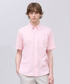 J.PRESS / ジェイプレス シャツ・ブラウス | 【吸水速乾 / 抗菌防臭 / 遮熱 / 防シワ】【J.PRESS OXFORD JERSEY】カノコインレイ半袖 シャツ / B.D.