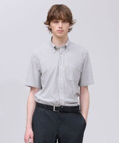 J.PRESS / ジェイプレス シャツ・ブラウス | 【吸水速乾 / 抗菌防臭 / 遮熱 / 防シワ】【J.PRESS OXFORD JERSEY】カノコインレイ半袖 シャツ / B.D.