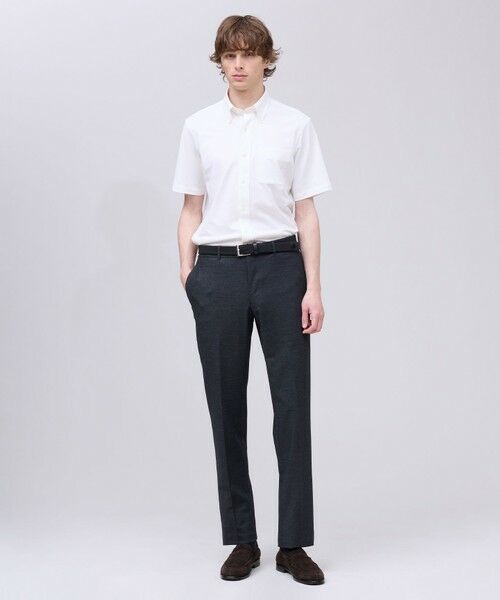 J.PRESS / ジェイプレス シャツ・ブラウス | 【吸水速乾 / 抗菌防臭 / 遮熱 / 防シワ】【J.PRESS OXFORD JERSEY】カノコインレイ半袖 シャツ / B.D. | 詳細1