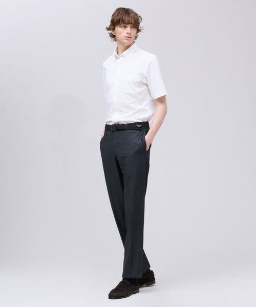 J.PRESS / ジェイプレス シャツ・ブラウス | 【吸水速乾 / 抗菌防臭 / 遮熱 / 防シワ】【J.PRESS OXFORD JERSEY】カノコインレイ半袖 シャツ / B.D. | 詳細2