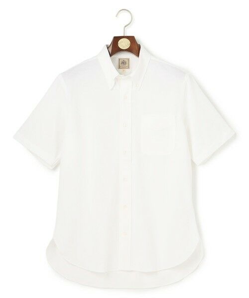 J.PRESS / ジェイプレス シャツ・ブラウス | 【吸水速乾 / 抗菌防臭 / 遮熱 / 防シワ】【J.PRESS OXFORD JERSEY】カノコインレイ半袖 シャツ / B.D. | 詳細5