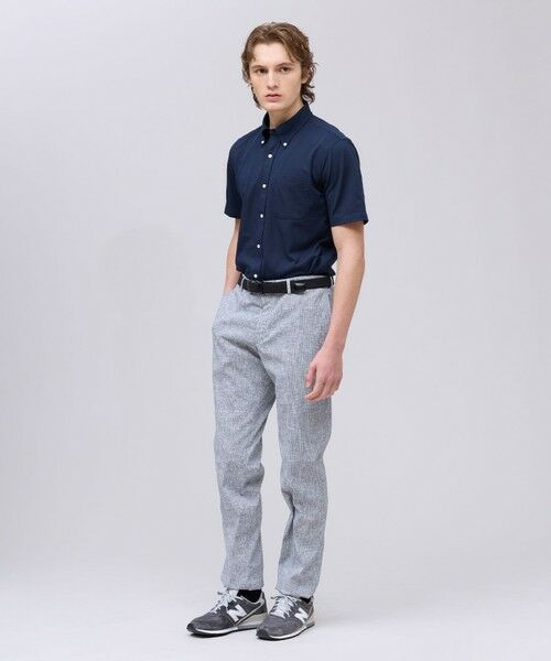 J.PRESS / ジェイプレス シャツ・ブラウス | 【吸水速乾 / 抗菌防臭 / 遮熱 / 防シワ】【J.PRESS OXFORD JERSEY】カノコインレイ半袖 シャツ / B.D. | 詳細7