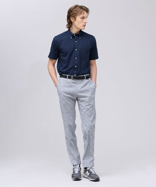 J.PRESS / ジェイプレス シャツ・ブラウス | 【吸水速乾 / 抗菌防臭 / 遮熱 / 防シワ】【J.PRESS OXFORD JERSEY】カノコインレイ半袖 シャツ / B.D. | 詳細8
