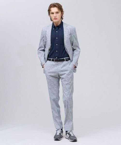 J.PRESS / ジェイプレス シャツ・ブラウス | 【吸水速乾 / 抗菌防臭 / 遮熱 / 防シワ】【J.PRESS OXFORD JERSEY】カノコインレイ半袖 シャツ / B.D. | 詳細9