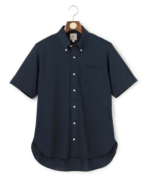 J.PRESS / ジェイプレス シャツ・ブラウス | 【吸水速乾 / 抗菌防臭 / 遮熱 / 防シワ】【J.PRESS OXFORD JERSEY】カノコインレイ半袖 シャツ / B.D. | 詳細10