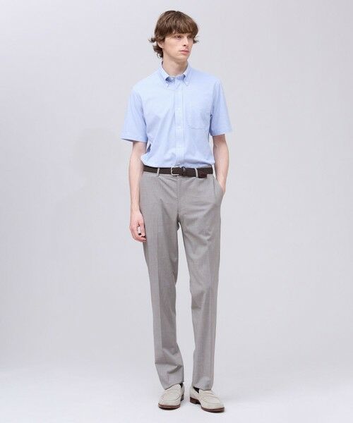 J.PRESS / ジェイプレス シャツ・ブラウス | 【吸水速乾 / 抗菌防臭 / 遮熱 / 防シワ】【J.PRESS OXFORD JERSEY】カノコインレイ半袖 シャツ / B.D. | 詳細12