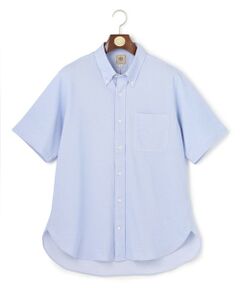 J.PRESS / ジェイプレス シャツ・ブラウス | 【KING SIZE】【吸水速乾 / 抗菌防臭 / 遮熱 / 防シワ】【J.PRESS OXFORD JERSEY】カノコインレイ半袖 シャツ / B.D.