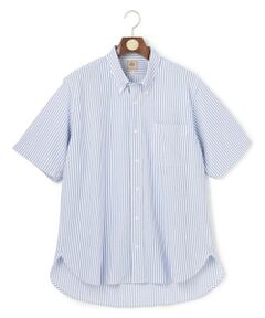 J.PRESS / ジェイプレス シャツ・ブラウス | 【KING SIZE】【吸水速乾 / 抗菌防臭 / 遮熱 / 防シワ】【J.PRESS OXFORD JERSEY】カノコインレイ半袖 シャツ / B.D.
