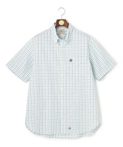J.PRESS / ジェイプレス シャツ・ブラウス | 【KING SIZE 】【吸水速乾 / 接触冷感 / 高通気性】Aero Weave クールマックスサッカー チェック シャツ / B.D.