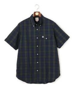J.PRESS / ジェイプレス シャツ・ブラウス | 【KING SIZE 】【吸水速乾 / 接触冷感 / 高通気性】Aero Weave クールマックスサッカー チェック シャツ / B.D.