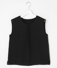 J.PRESS / ジェイプレス カットソー | 【WEB限定】シアーチェック ノースリーブ カットソー