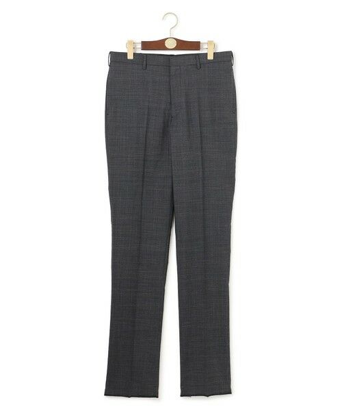 J.PRESS / ジェイプレス スラックス・ドレスパンツ | 驚きの軽さ【洗える / 高通気性 / ストレッチ性 / 防シワ】グレナカートチェック スラックス / ノータック（グレー系3）