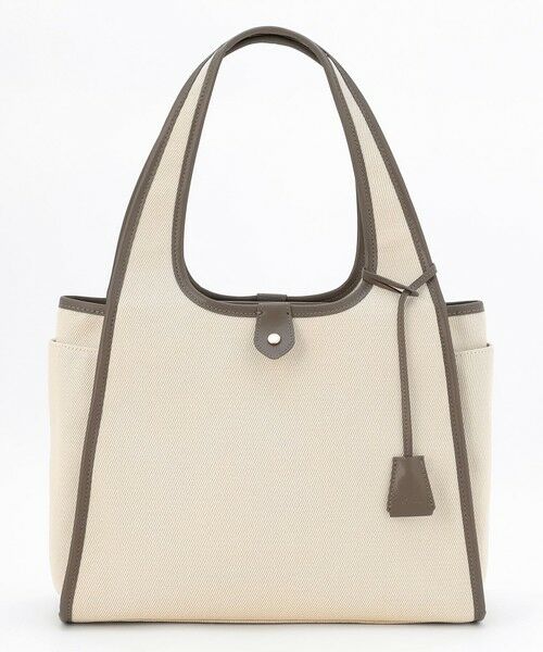 J.PRESS / ジェイプレス トートバッグ | 【PC収納可能】キャンバス トートバッグ（モカ系）