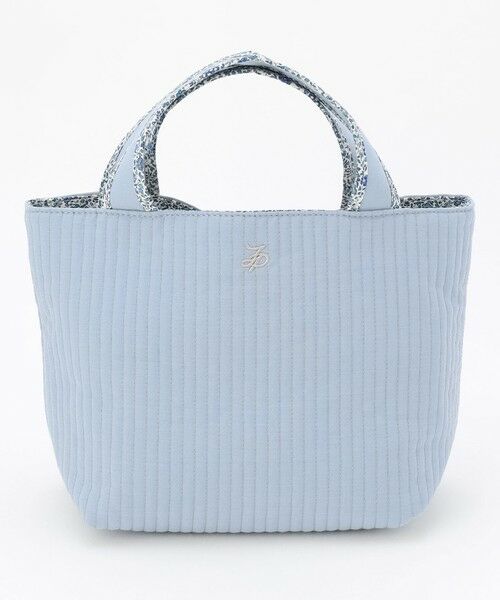 J.PRESS / ジェイプレス トートバッグ | 【WEB限定カラーあり・リバーシブル】キルティング ミニトートバッグ（【WEB限定】サックスブルー系）
