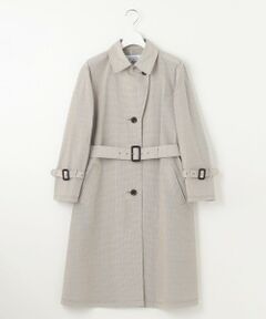 J.PRESS / ジェイプレス トレンチコート | 【洗える・撥水】ナイロンコットン メモリーチェック トレンチコート