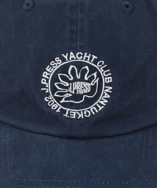 J.PRESS / ジェイプレス キャップ | 【J.PRESS YACHT CLUB】エンブロイダリーコットンツイル キャップ | 詳細1