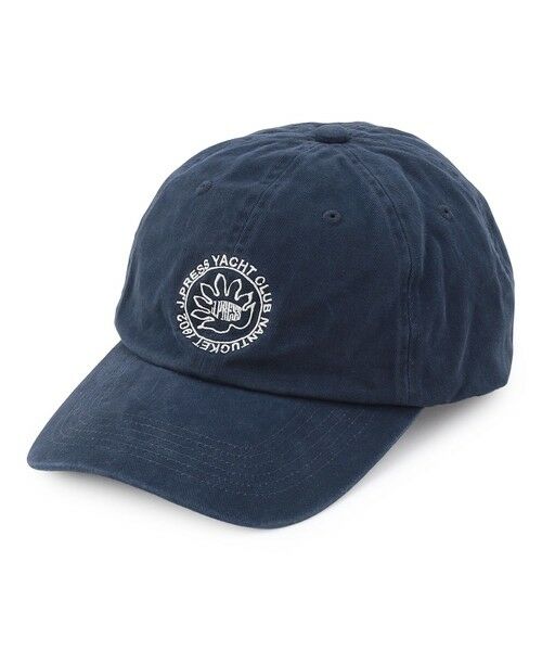 J.PRESS / ジェイプレス キャップ | 【J.PRESS YACHT CLUB】エンブロイダリーコットンツイル キャップ（ネイビー系）