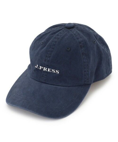 J.PRESS / ジェイプレス キャップ | 【WEB・一部店舗限定】ピグメント ロゴキャップ（ネイビー系）
