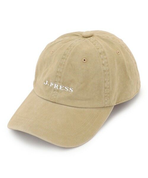 J.PRESS / ジェイプレス キャップ | 【WEB・一部店舗限定】ピグメント ロゴキャップ（ベージュ系）