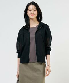 J.PRESS / ジェイプレス パーカー | 【WEB限定カラーあり】SHEER LIGHT KNIT パーカー