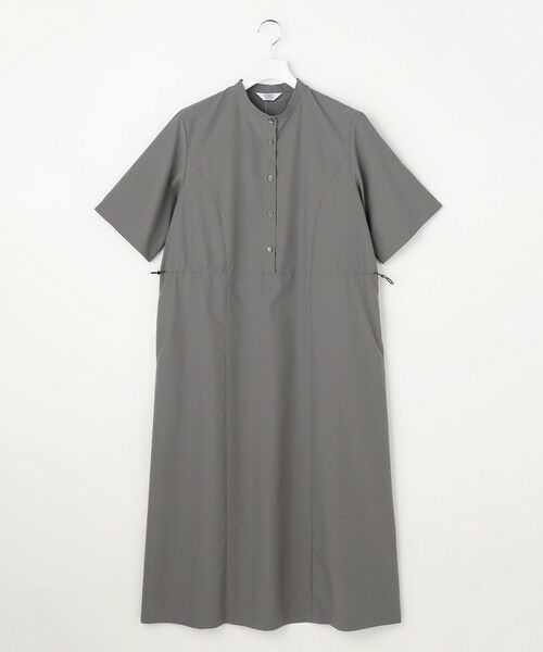 J.PRESS / ジェイプレス ミニ丈・ひざ丈ワンピース | ソフトタフタクロス シャツ ワンピース | 詳細3
