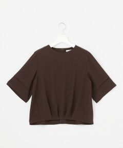 J.PRESS / ジェイプレス シャツ・ブラウス | 【セットアップ対応・人気素材】Light ジョーゼット クルーネック ブラウス