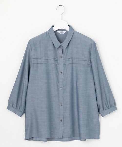 J.PRESS / ジェイプレス シャツ・ブラウス | 【シーンレスに活躍】ウォッシャブルキュプラツイル タックデザイン ブラウス | 詳細3