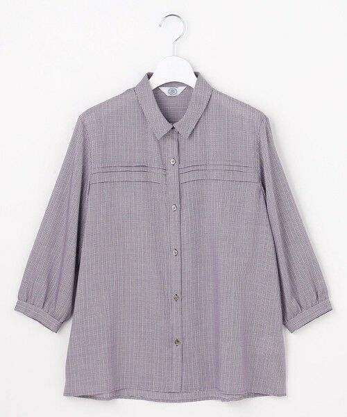J.PRESS / ジェイプレス シャツ・ブラウス | 【シーンレスに活躍】ウォッシャブルキュプラツイル タックデザイン ブラウス | 詳細12