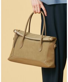 J.PRESS / ジェイプレス トートバッグ | スエードコンビ トートバッグ