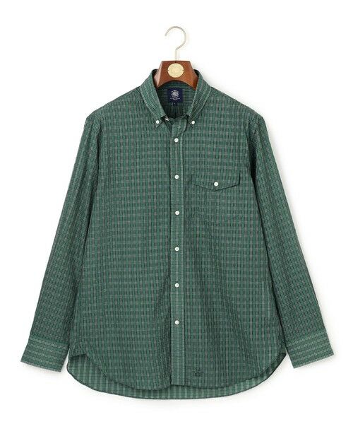 J.PRESS / ジェイプレス シャツ・ブラウス | 【こだわりの逸品】シアージャカードチェック シャツ / B.D. | 詳細3