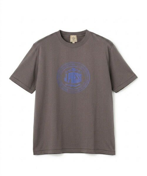 J.PRESS / ジェイプレス カットソー | 新色追加【着回し抜群】オーバルロゴ Tシャツ(グレー系)