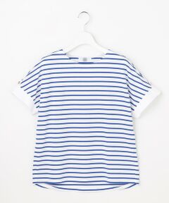 J.PRESS / ジェイプレス カットソー | 【一枚で着映え】バイカラーボーダー クルーネック カットソー