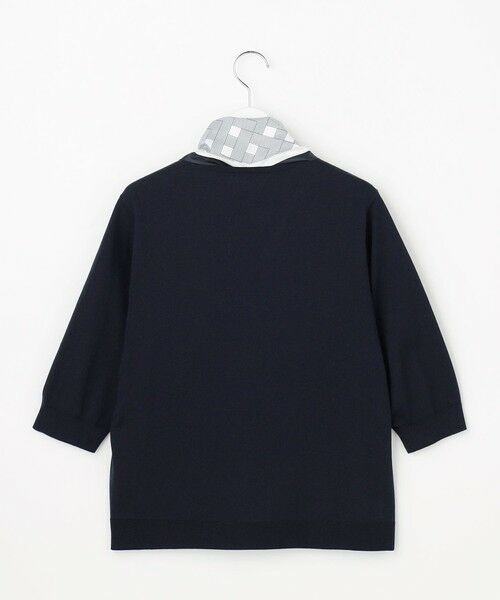 J.PRESS / ジェイプレス ニット・セーター | 【2WAY・シーンレスに活躍】SCARF KNIT Vネック ニット | 詳細11