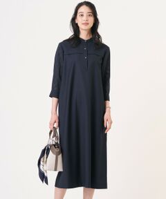 J.PRESS / ジェイプレス ロング・マキシ丈ワンピース | 【一枚で着映え】幾何オパール ワンピース